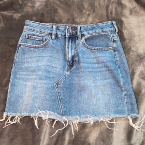 pacsun blue skirt